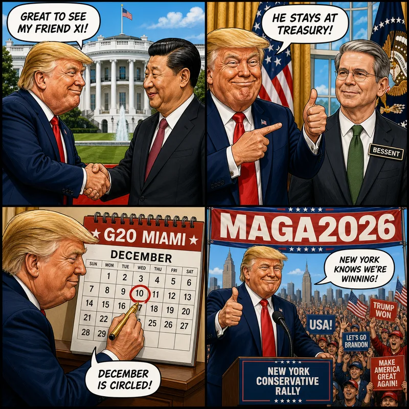 Satirical editorial cartoon