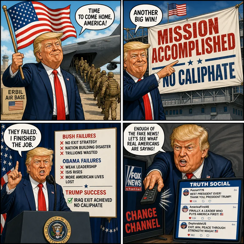 Satirical editorial cartoon
